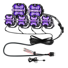 Load image into Gallery viewer, Led Offroad Light Wiring Harness Kit 35.1x9.5x12.3cm 6 Leads Crosshair Series LED Auxiliary Driving Lights RGB