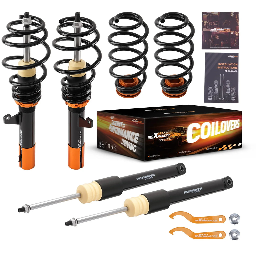 MXR-B1 Front and Rear Coilover Suspension Lowering Kit for VW Golf Jetta B6 for Audi A3 TT FWD 2006-2014