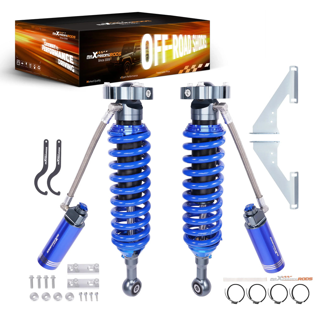 Rise 0-3 Inches Front Remote-Reservoir Shocks Off-Road Coilover for Toyota 4Runner Land FJ Cruiser 2003-2024