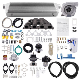 T3 T4 Turbo Turbocharger Kit Intercooler Manifold for Honda D15 D16 D15Z1 D16Z6 D16Y7 D16Y5 D16Y8