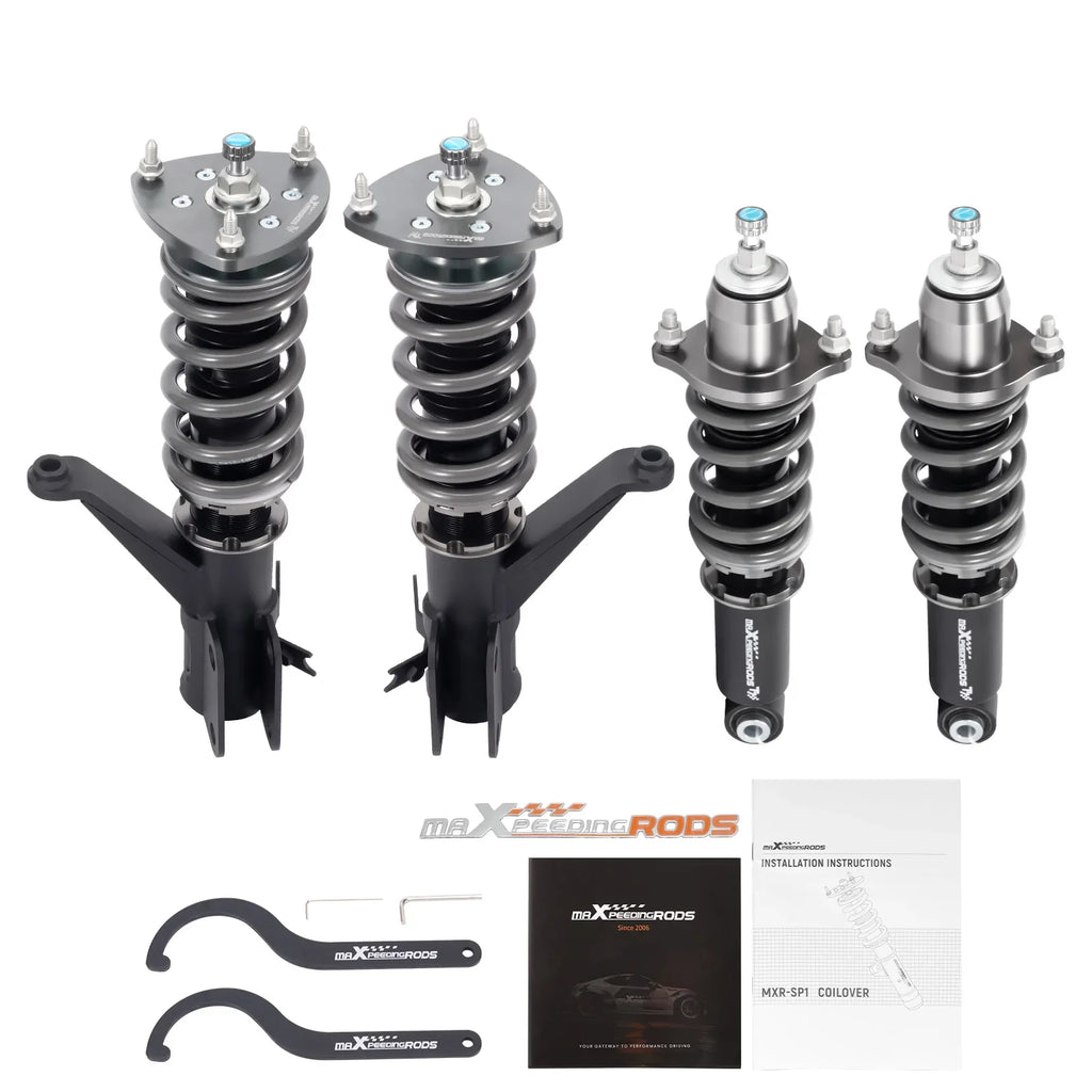 T7 Coilover 24 Way Damper Spring Kit for Honda CR-V FWD AWD 2002-2006 Daily Street Use and Junior Track Use