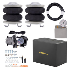 Air Suspension Spring Bag + 12V Compressor Kit for Fiat Ducato 1994-2024