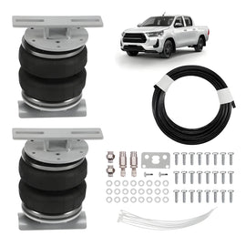 Rear Air Suspension Leaf Spring Bag Load Assist Helper Kit for Toyota Landcruiser V8 70 76 78 79 VDJ79 2009+