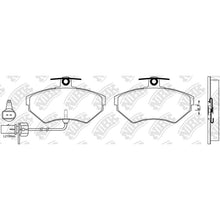Load image into Gallery viewer, Front Brake Pads For Audi Chevrolet Seat Volkswagen