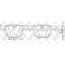 Load image into Gallery viewer, Rear Brake Pads For BMW NIBK PN0093W