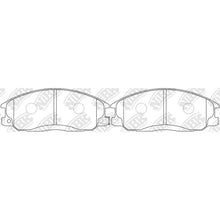 Load image into Gallery viewer, Front Brake Pads For Daewoo Hyundai Ssangyong NIBK PN0103