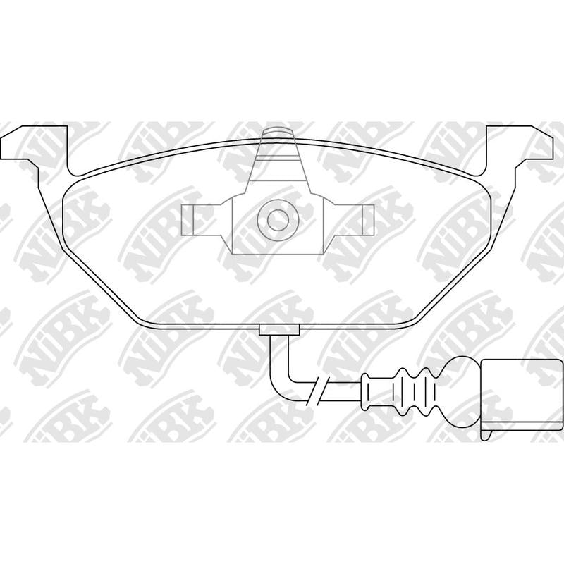 Front Brake Pads For Audi Seat Skoda Volkswagen
