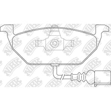 Load image into Gallery viewer, Front Brake Pads For Audi Seat Skoda Volkswagen