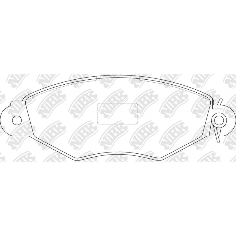 Front Brake Pads For Citroen Fiat Nissan Renault