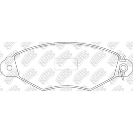 Front Brake Pads For Citroen Fiat Nissan Renault