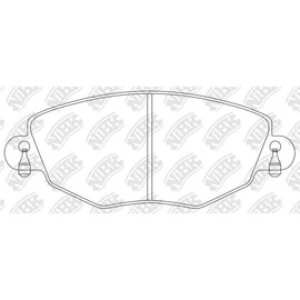 Front Brake Pads For Ford Jaguar Luxgen