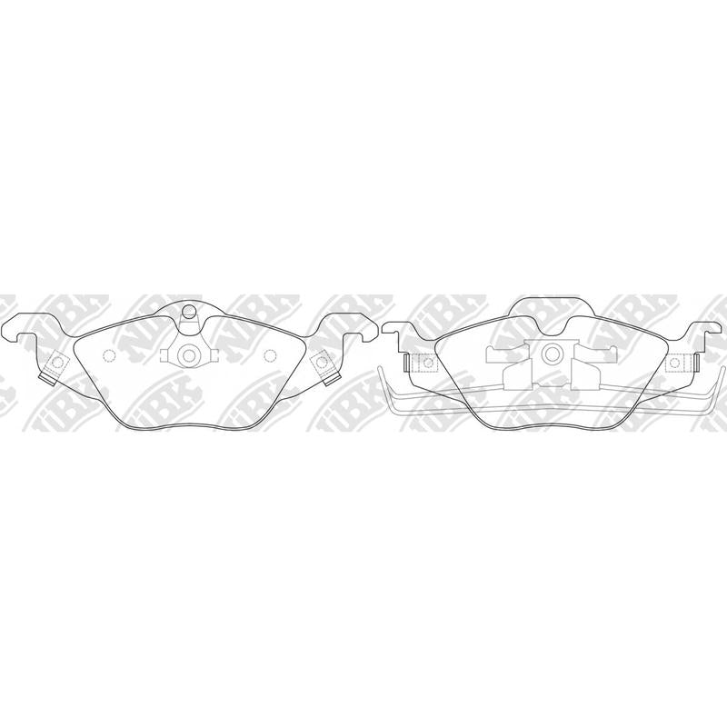 Front Brake Pads For Holden Opel NIBK PN0189
