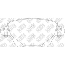 Load image into Gallery viewer, Rear Brake Pads For Ford Jaguar Luxgen Renault NIBK PN0194
