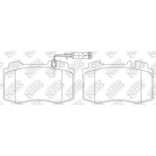 Load image into Gallery viewer, Front Brake Pads For Mercedes-Benz NIBK PN0196W