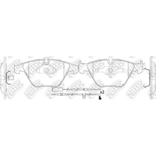 Load image into Gallery viewer, Front Brake Pads For BMW NIBK PN0222W
