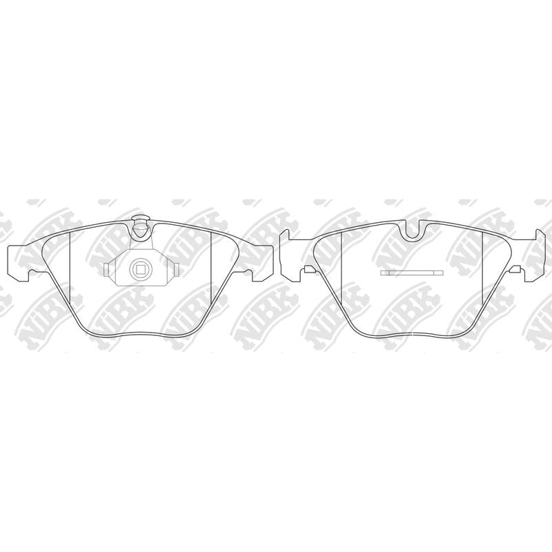 Front Brake Pads For BMW NIBK PN0222