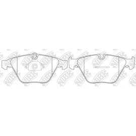 Front Brake Pads For BMW NIBK PN0222
