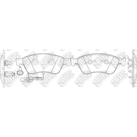 Front Brake Pads For Audi Volkswagen