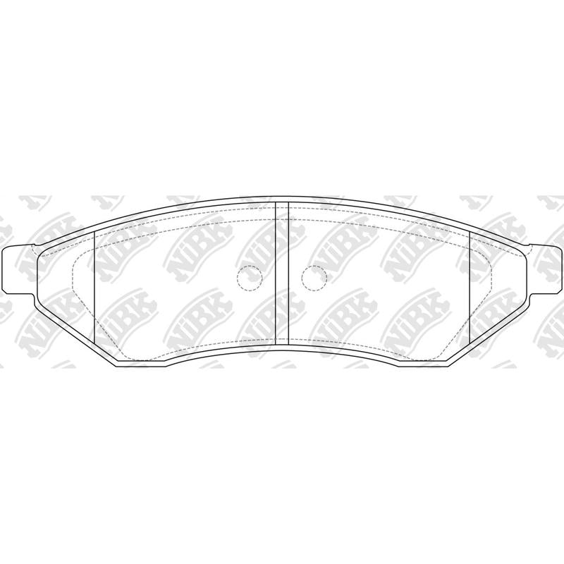 Rear Brake Pads For Chevrolet Daewoo