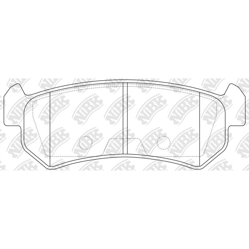 Rear Brake Pads For Chevrolet Daewoo Holden Suzuki