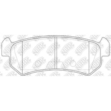 Load image into Gallery viewer, Rear Brake Pads For Chevrolet Daewoo Holden Suzuki