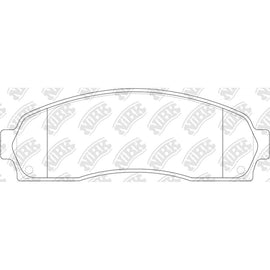 Front Brake Pads For Chevrolet Ford Mazda Pontiac