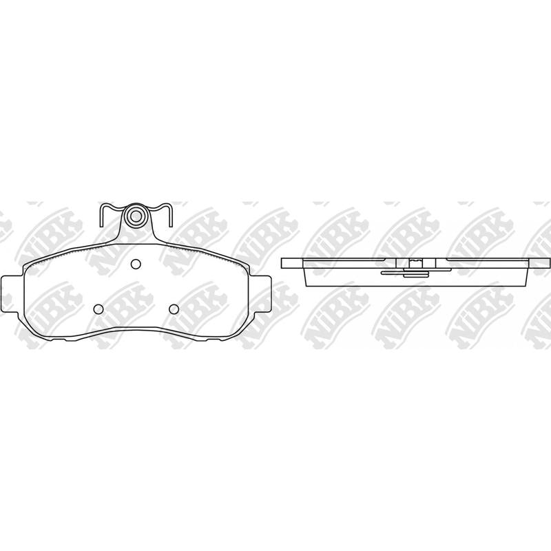 Front Brake Pads For Mitsubishi Magna