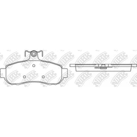 Front Brake Pads For Mitsubishi Magna