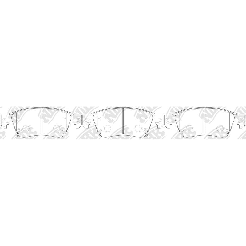 Front Brake Pads For Infiniti