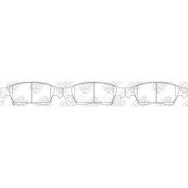 Front Brake Pads For Infiniti