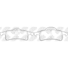 Load image into Gallery viewer, Rear Brake Pads For Jeep NIBK PN0425
