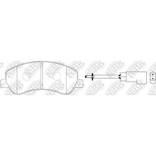 Load image into Gallery viewer, Front Brake Pads For BYD Ford Volkswagen NIBK PN0444W