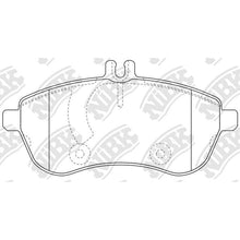 Load image into Gallery viewer, Front Brake Pads For Mercedes-Benz NIBK PN0452W