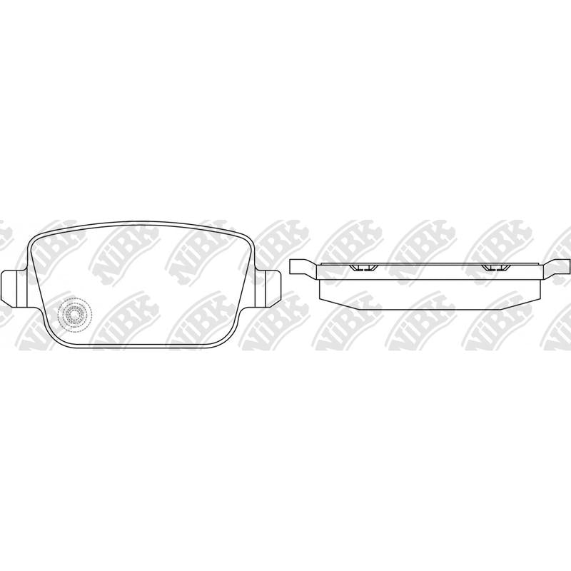 Rear Brake Pads For Ford Land Rover Volvo