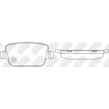Load image into Gallery viewer, Rear Brake Pads For Ford Land Rover Volvo
