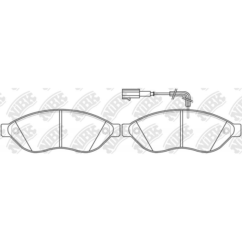 Front Brake Pads For Citroen And Peugeot