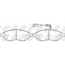 Load image into Gallery viewer, Front Brake Pads For Citroen And Peugeot