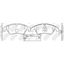 Load image into Gallery viewer, Front Brake Pads For Audi Ford NIBK PN0477W