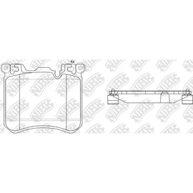 Front Brake Pads For BMW Rolls-Royce NIBK PN0495