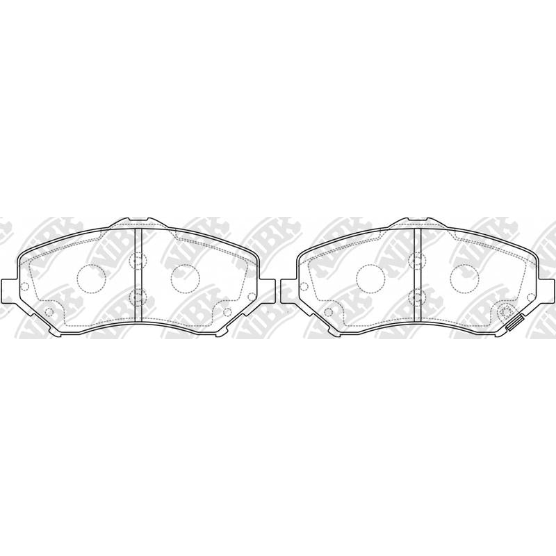 Front Brake Pads For Chrysler Dodge Fiat Jeep Volkswagen