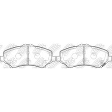 Load image into Gallery viewer, Front Brake Pads For Chrysler Dodge Fiat Jeep Volkswagen