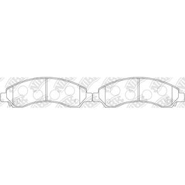 Front Brake Pads For Great Wall Motors NIBK PN0502