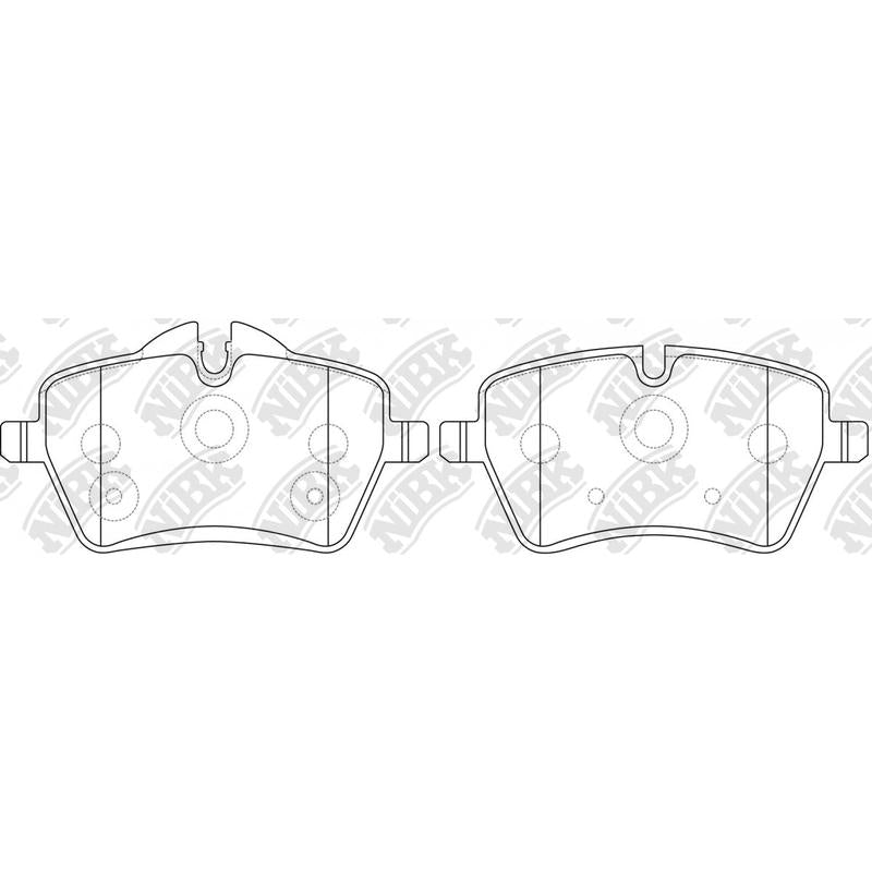 Front Brake Pads For Mini NIBK PN0504