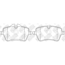 Front Brake Pads For Mini NIBK PN0504