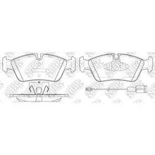 Load image into Gallery viewer, Front Brake Pads For BMW NIBK PN0510W
