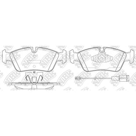 Front Brake Pads For BMW NIBK PN0510W