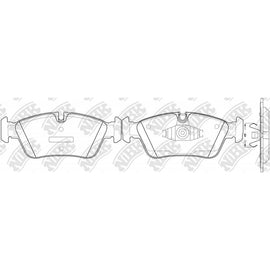 Front Brake Pads For BMW NIBK PN0510