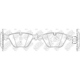 Front Brake Pads For BMW NIBK PN0512