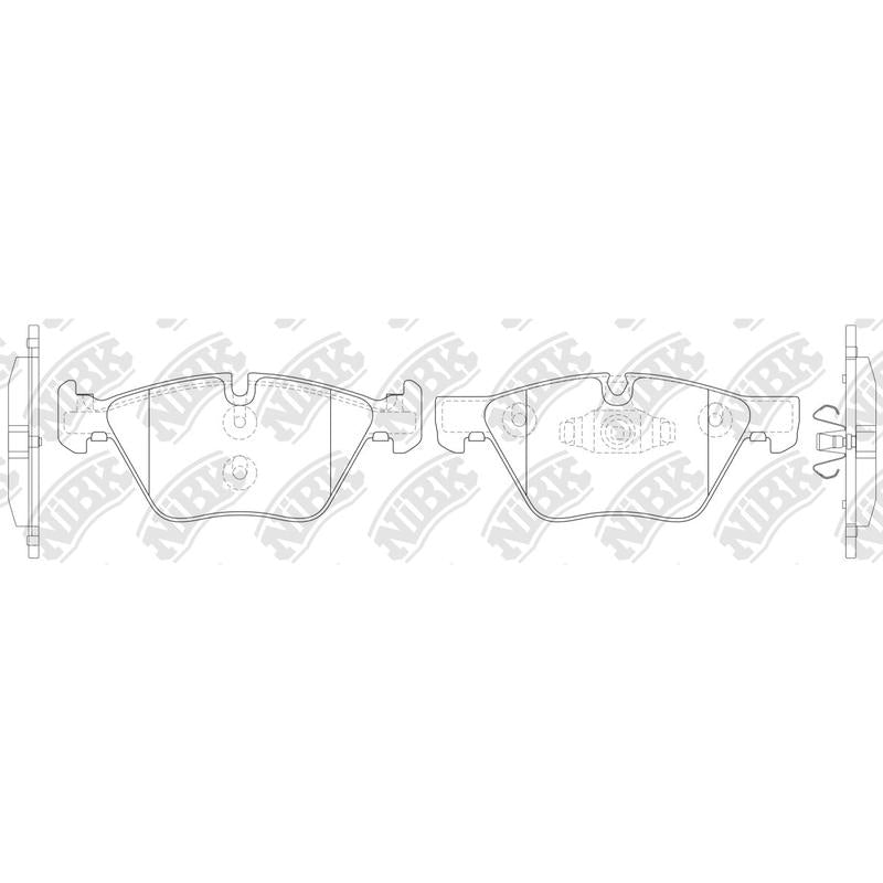 Front Brake Pads For BMW NIBK PN0513