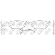 Load image into Gallery viewer, Front Brake Pads For Audi Mercedes-Benz NIBK PN0556W